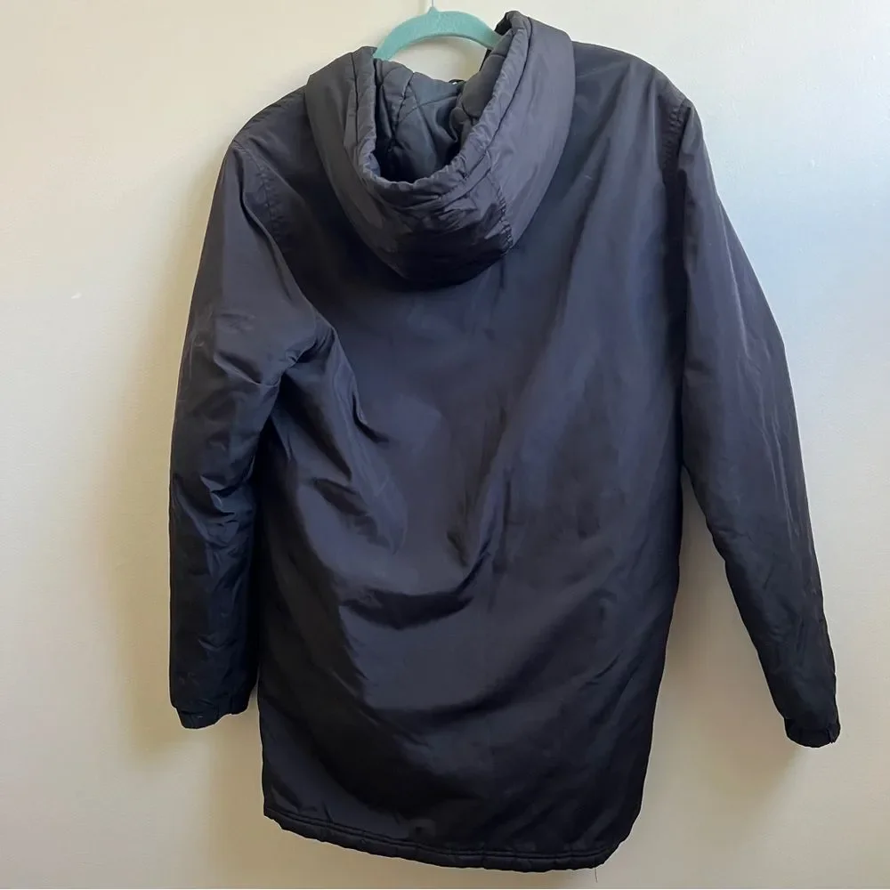 OBEY men’s black winter jacket with hood Size Small - Picture 2 of 7